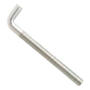 Escarpia en L con rosca métrica galvanizada M12×215 mm