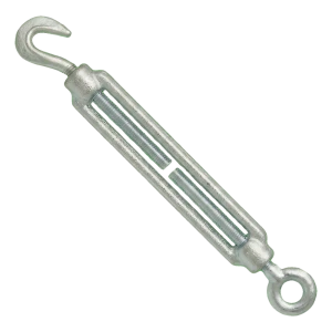 Tensor gancho-ojo galvanizado M10×125 mm, DIN 1480
