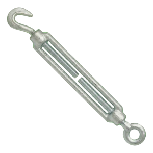 Tensor gancho-ojo galvanizado M12×125 mm – DIN 1480