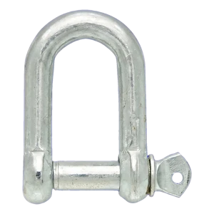 Grillete recto galvanizado 6 mm – perno roscado M6