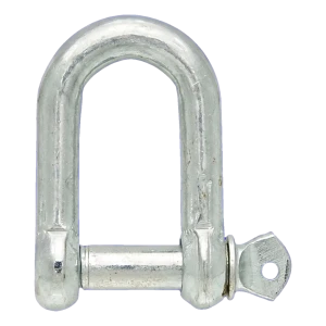 Grillete recto galvanizado 20 mm – perno roscado M20