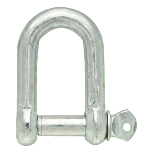 Grillete recto galvanizado 28 mm – perno roscado M28