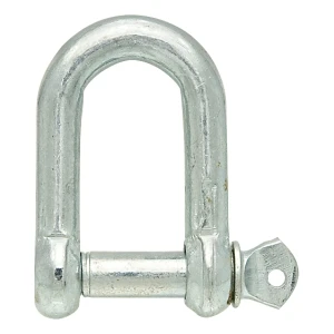 Grillete recto galvanizado 25 mm – perno roscado M25