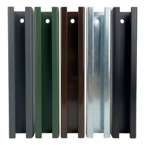 Conector de poste de panel 60×40 mm – verde RAL 6005