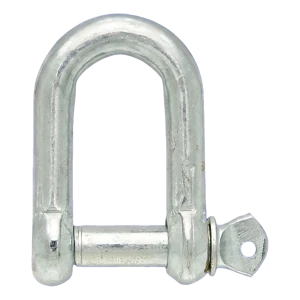Grillete recto galvanizado 32 mm – perno roscado M32