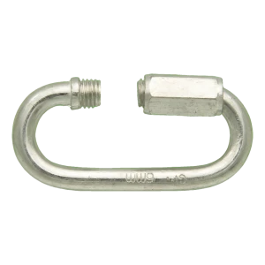 Eslabón rápido (conector rápido) galvanizado de 3,5 mm – carga nominal de 60 kg