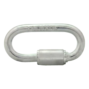 Eslabón rápido (conector rápido) galvanizado de 4 mm – carga nominal de 80 kg
