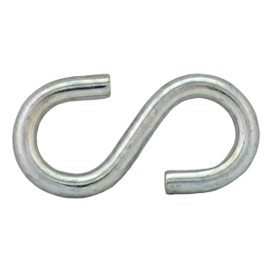 Gancho en S galvanizado 7 mm – carga nominal 70 kg