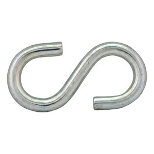 Gancho en S galvanizado 8 mm – carga nominal 100 kg