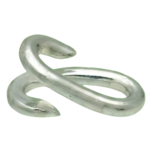 Eslabón de unión remachable galvanizado 5 mm – conector de cadena, carga nominal 50 kg