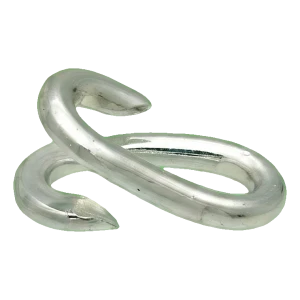 Eslabón de unión remachable galvanizado 10 mm – conector de cadena, carga nominal 200 kg
