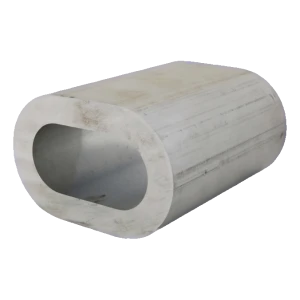 Casquillo de aluminio para cable de acero 8 mm – EN 13411-3