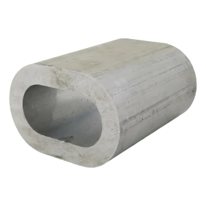 Casquillo de aluminio para cable de acero de 10 mm – EN 13411-3