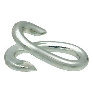 Eslabón de unión remachable galvanizado 7 mm – conector de cadena, carga nominal 100 kg