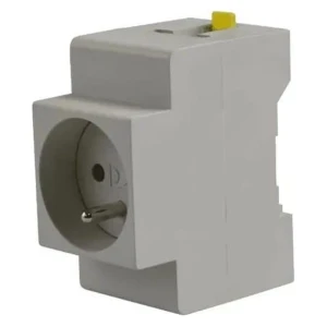 Pawbol Enchufe con puesta a tierra para riel TH M.06-16A/250V