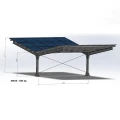 Aparcamiento fotovoltaico para 4 vehículos T 11,4m x 5,2m Cubierta Solar GPV-101-13 (3)