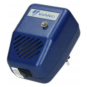 Repelente ultrasónico de roedores martas ratones ratas Viano Potente LED 10-75 kHz 200 m² (OD8)