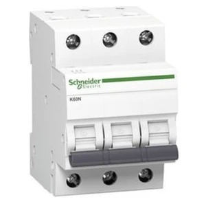 Interruptor automático C 25A 3P 6kA K60N-C25-3 Acti9 A9K02325 SCHNEIDER ELECTRIC