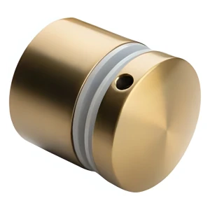 Soporte puntual para vidrio 8-21,52 mm fi 50/30/M10x40 AISI 304 sistema plano dorado