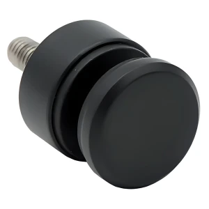 Soporte puntual para vidrio 6-12 mm fi 30/13/M8x40 AISI 304 sistema plano negro