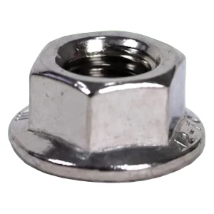 Tuerca con brida de acero inoxidable A2 DIN 6923 M10