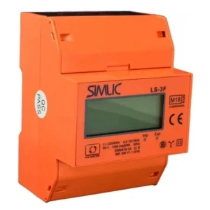 Medidor de energía eléctrica trifásico 100A SIMLIC LCD-3F/4M 85402010 SIMET