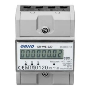 Contador de energía eléctrica trifásico 80A MID OR-WE-520 ORNO