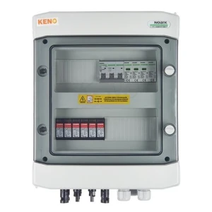 Caja de Conexión Noark con Protector de Sobretensión DC+AC 20A Trifásico SH-91