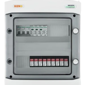 Caja de Conexión Noark con Protector de Sobretensión DC+AC 40A Trifásico SH-355