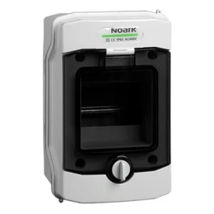 Caja de instalación de superficie de plástico IP65, 1 fila, 4 módulos