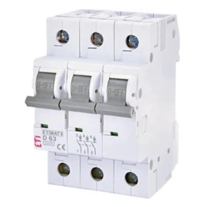 Interruptor automático B 25A 3P 6kA ETIMAT6 002115518 ETI