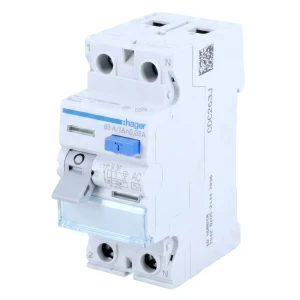 Hager CDA225J – interruptor diferencial 1P+N 25A 30mA tipo A