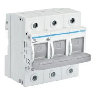 Interruptor fusible 3P 63A D02 L73M HAGER