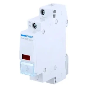 Lámpara de señalización LED roja 230VAC SVN122 HAGER