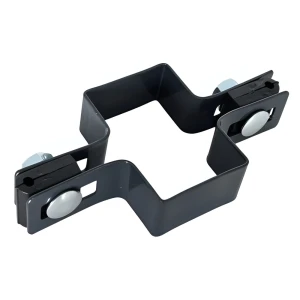 Abrazadera intermedia para paneles de valla 60x40 antracita