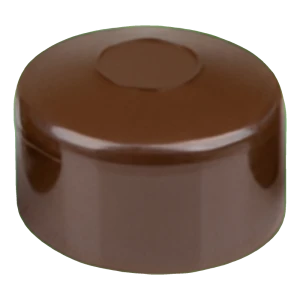 Tapa para poste de valla Ø 76 mm, marrón