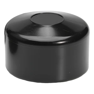 Tapa para poste de valla Ø 76 mm, negra