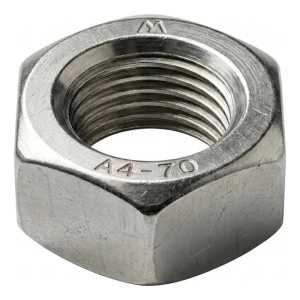 Tuerca hexagonal de acero inoxidable A4-70 DIN 934 M27