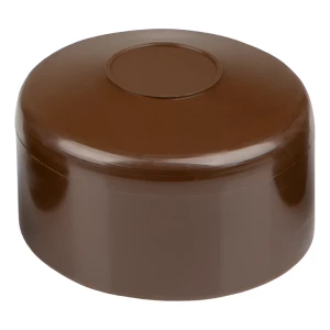 Tapa para poste de valla 1 1/4" (Ø 42,4 mm), marrón