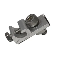 Abrazadera de puesta a tierra para cables 16mm² aluminio anodizado A2