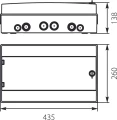 Caja de distribución hermética RH-18 GPV-401-01 (1)