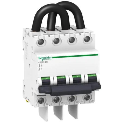 Interruptor de sobrecorriente PV DC B 16A 2P 800V C60PV-DC A9N61651 GPV-401-10