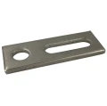 Adaptador de fijación M12 80x30x5 material 1.4301 PV-07-07