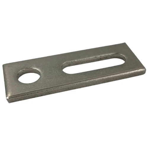 Adaptador de fijación M12 80x30x5 material 1.4301 PV-07-07