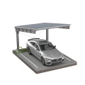 Aparcamiento fotovoltaico para 1 vehículo L 5,7m x 3,3m Cubierta Solar GPV-101-06