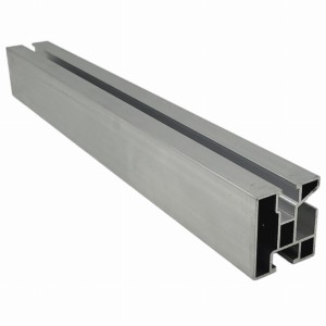 Perfil de aluminio 195cm 45x40 con canal para cable 90509
