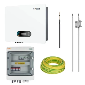 Kit eléctrico completo para fotovoltaica con inversor Sofar 12KTLX-G3 3F 2MPPT