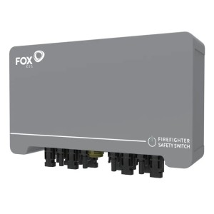Interruptor de corriente contra incendios Fox para PV - S-Box, 4 strings