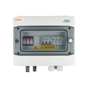 Caja de Conexión Noark con Protector de Sobretensión DC+AC 10A Trifásico SH-718