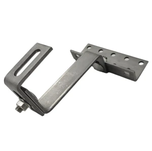 Gancho para tejado T 145 mm (4-5-5) acero inoxidable 1.4016 regulable VARIO tipo 2